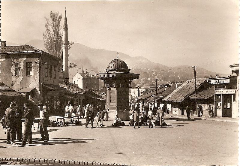 Album/2006/Novembar 2006/Razglednice starog Sarajeva/Sebilj 1959.